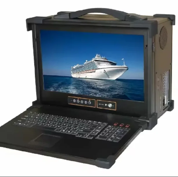 17.3 inch  IP65 grade waterproof with ultra-slim DVD-RW industrial Portable Computer All in one Rugged laptop