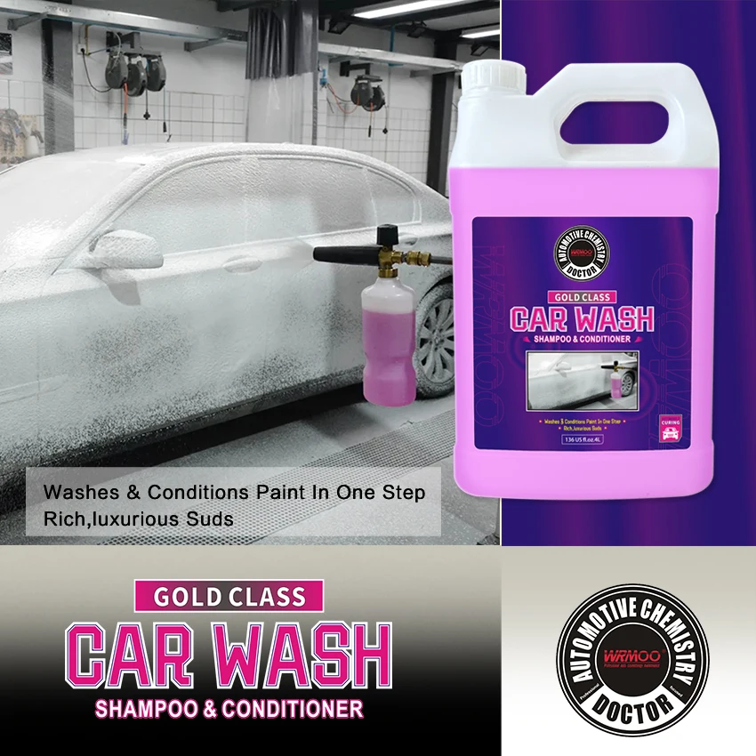 Car per-wash shampoo neutral car cleaning fluid auto detailing supplies detailing chemicals snow foam shampoo
