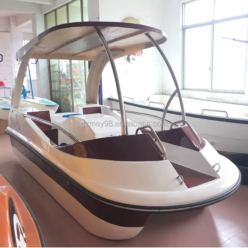 2021 New Design Water Pedal Boat with Slide for family water park amusement fiberglass play equipment Guangzhou Factory