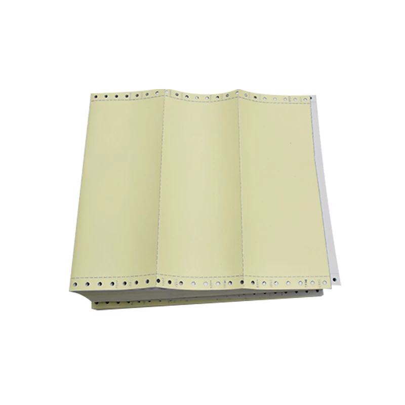 High Quality Printing 1/2/3/4/5 Ply NCR Continuous Carbonless Paper In Rolls 75x27m-2 48g