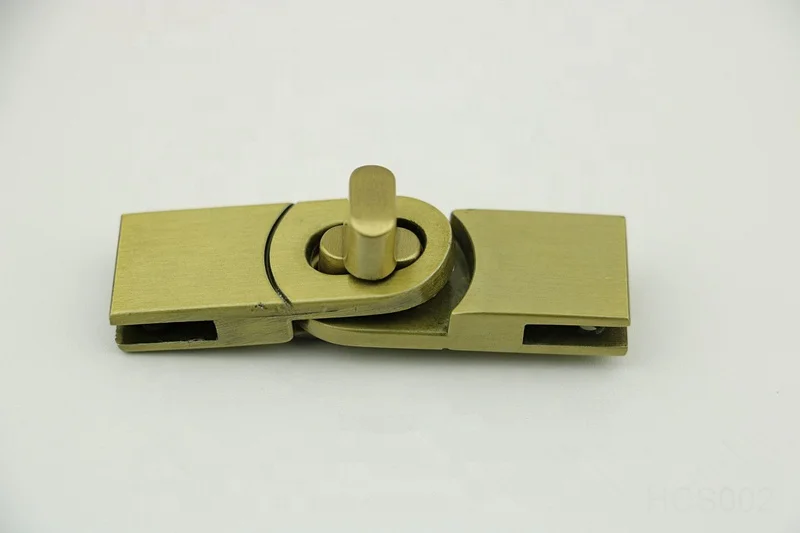 Factory supply bag accessories new custom zinc alloy twist handbag locks