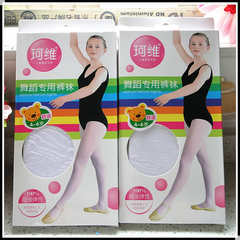 
Baby Girls Nylon Ballet Dance Pantyhose white Dance Wear dance tights for girls Solid Color nude children girls stockings Kids 