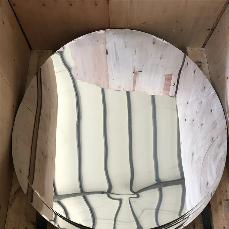 0.5 0.3mm thickness BA 2B finished disc for kitchen ware stainless steel circles round plate sheet SUS 201J1 430 410