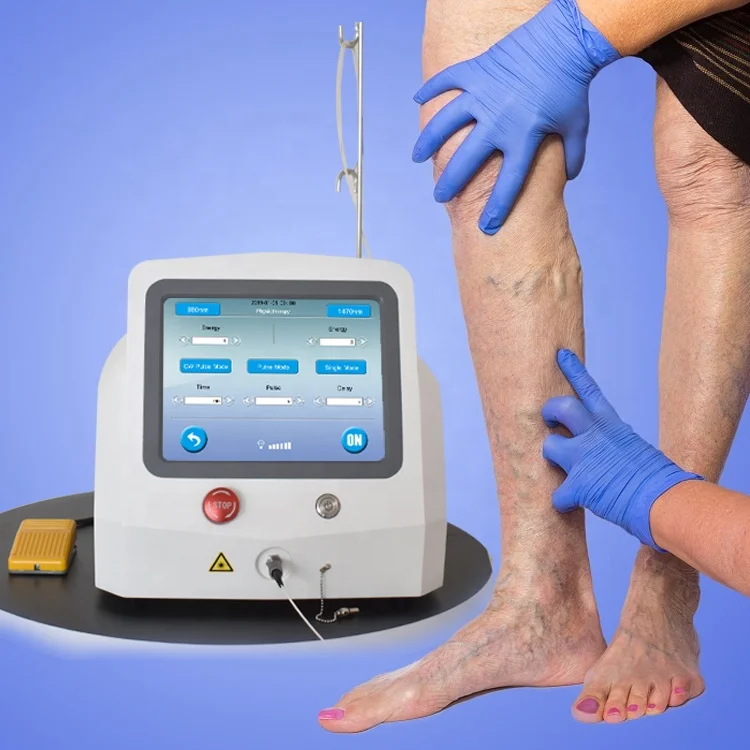 2023 Best diode 1470 980nm evlt varicose veins laser for endovenous thermal ablation with laser therapy for varicose leg veins