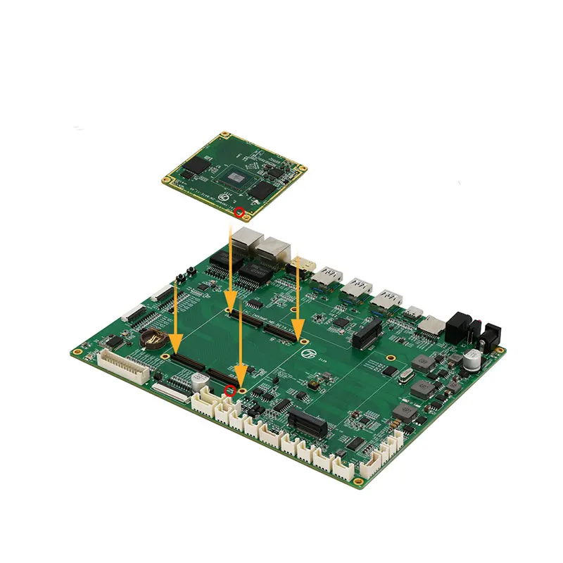 Low Cost IMX8M Plus Cortex-A53/M7 Evk  Linux Development Board Kit With 2GB LPDDR4 32GB eMMC Dual Ethernet CAN-FD
