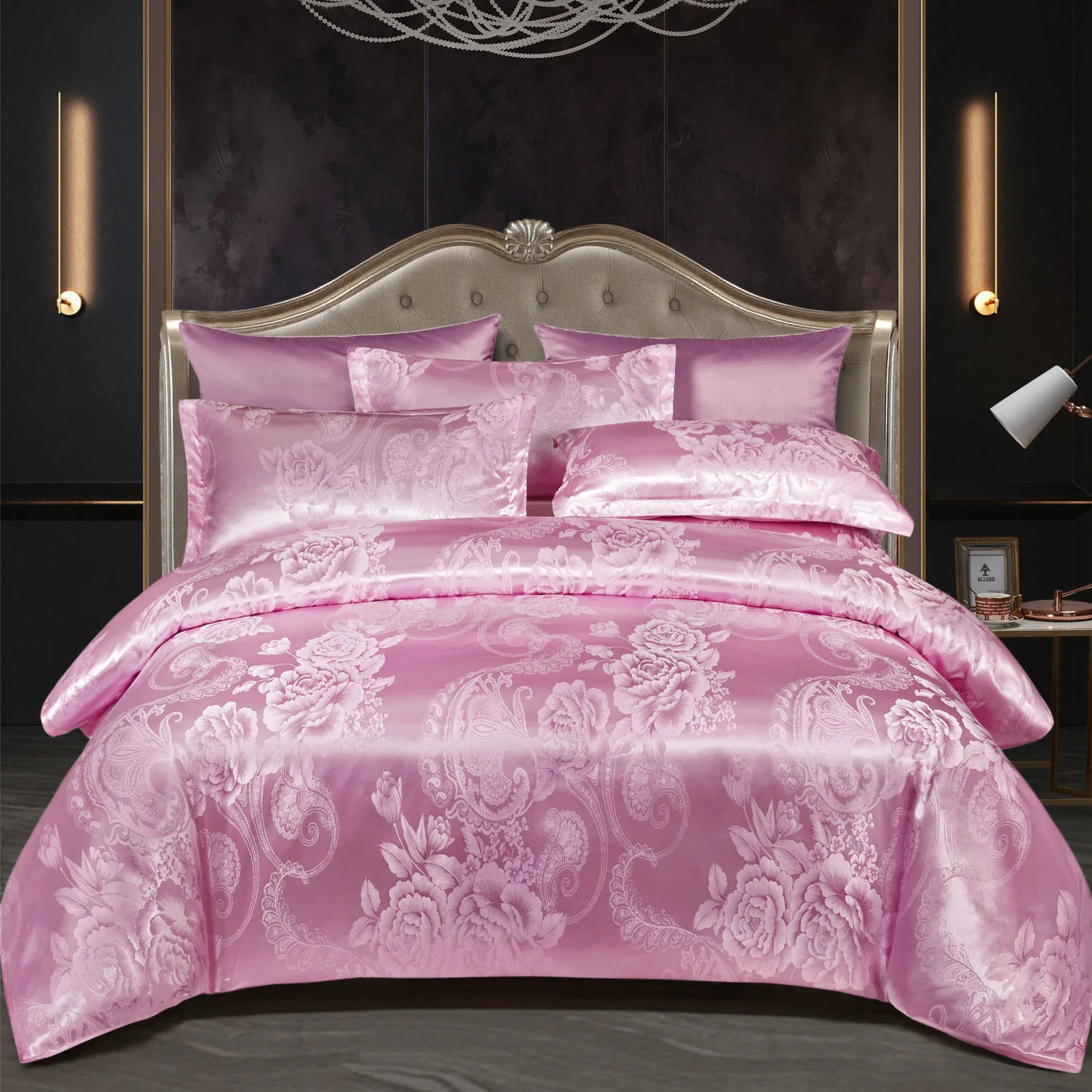 European jacquard 4-piece sheet quilt cover bedding popular company gift group purchase wholesale