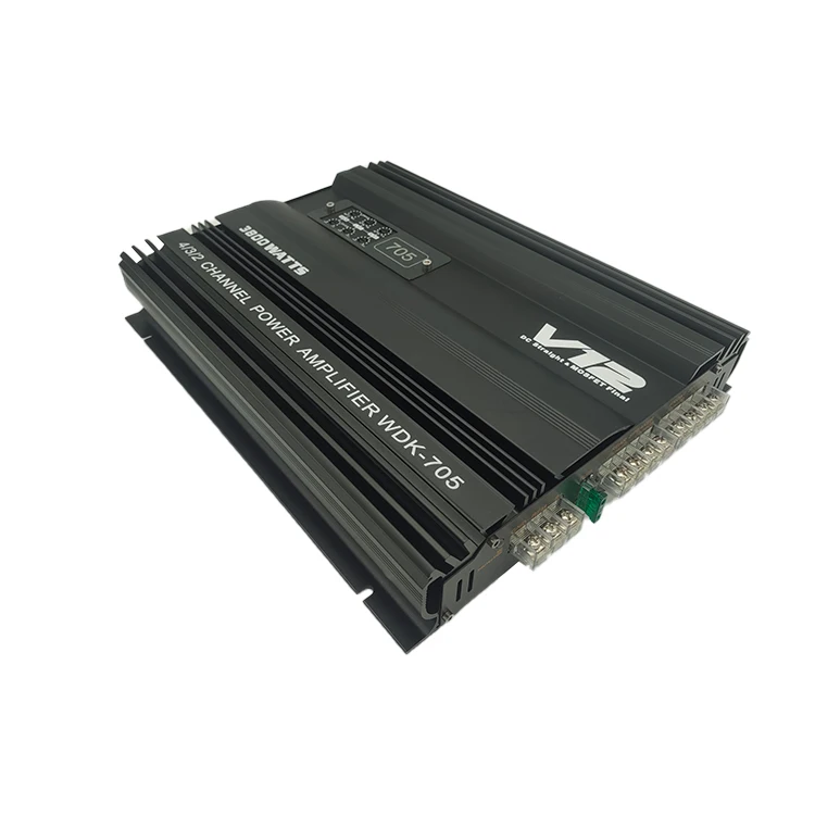 OEM DC 12V car amplifier class ab 4 channel 3800W high power high quality car amplifier