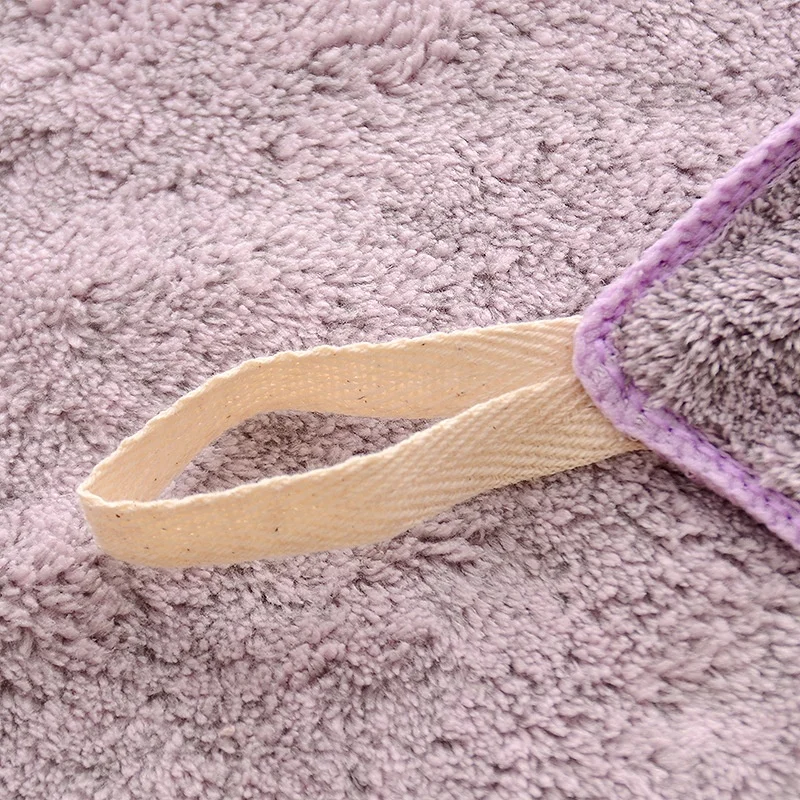 Super Soft Anti Bacterial Coral Fleece Facial Bamboo Charcoal Fiber Hand Hair Bath Towel