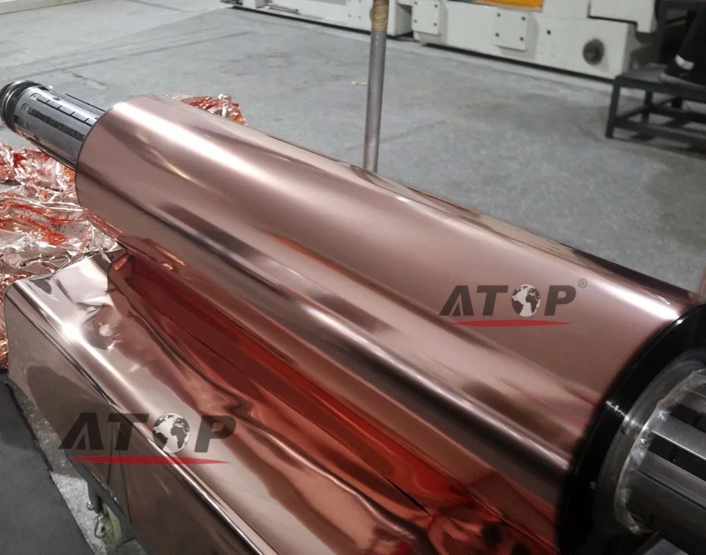 ATOP Roll To Roll vacuum coating machine with evaporation magnetron sputtering system