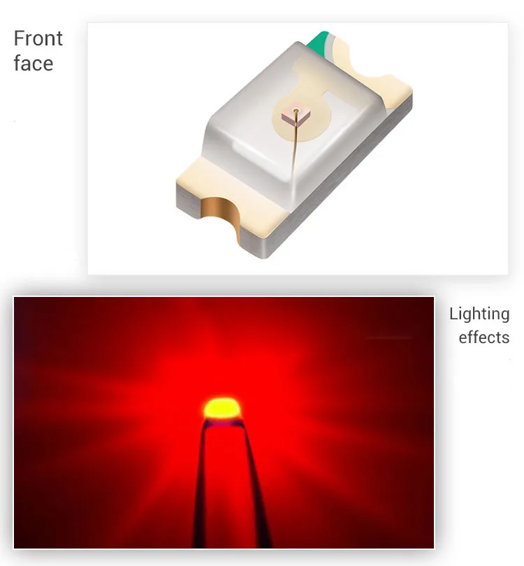Jstronic 4K/roll Super bright 0.06W Blue Green Yellow 1608 smd diode 0603 led chip light for back light
