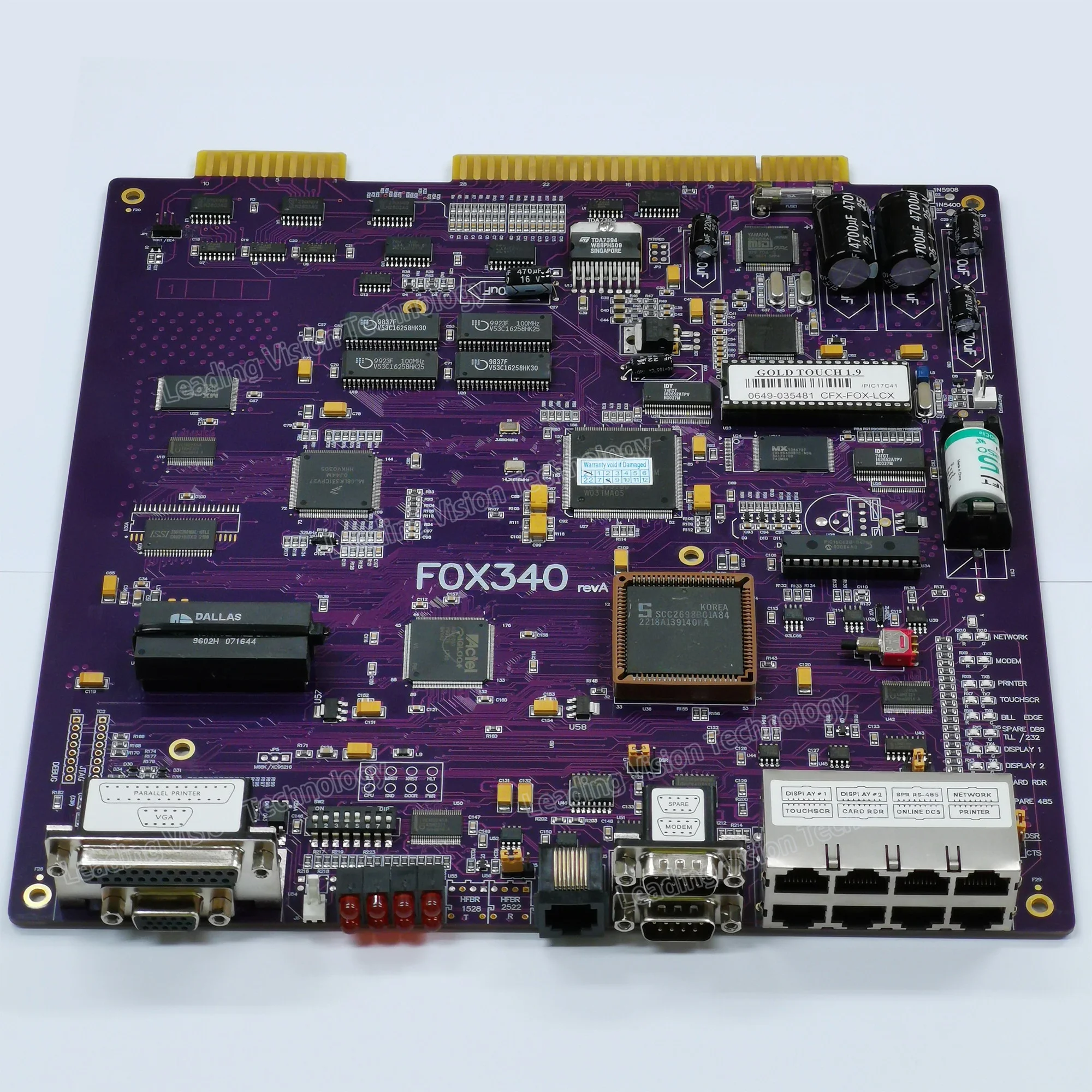 Fox340 game board fox 340 gold touch board fox 340s pcb board