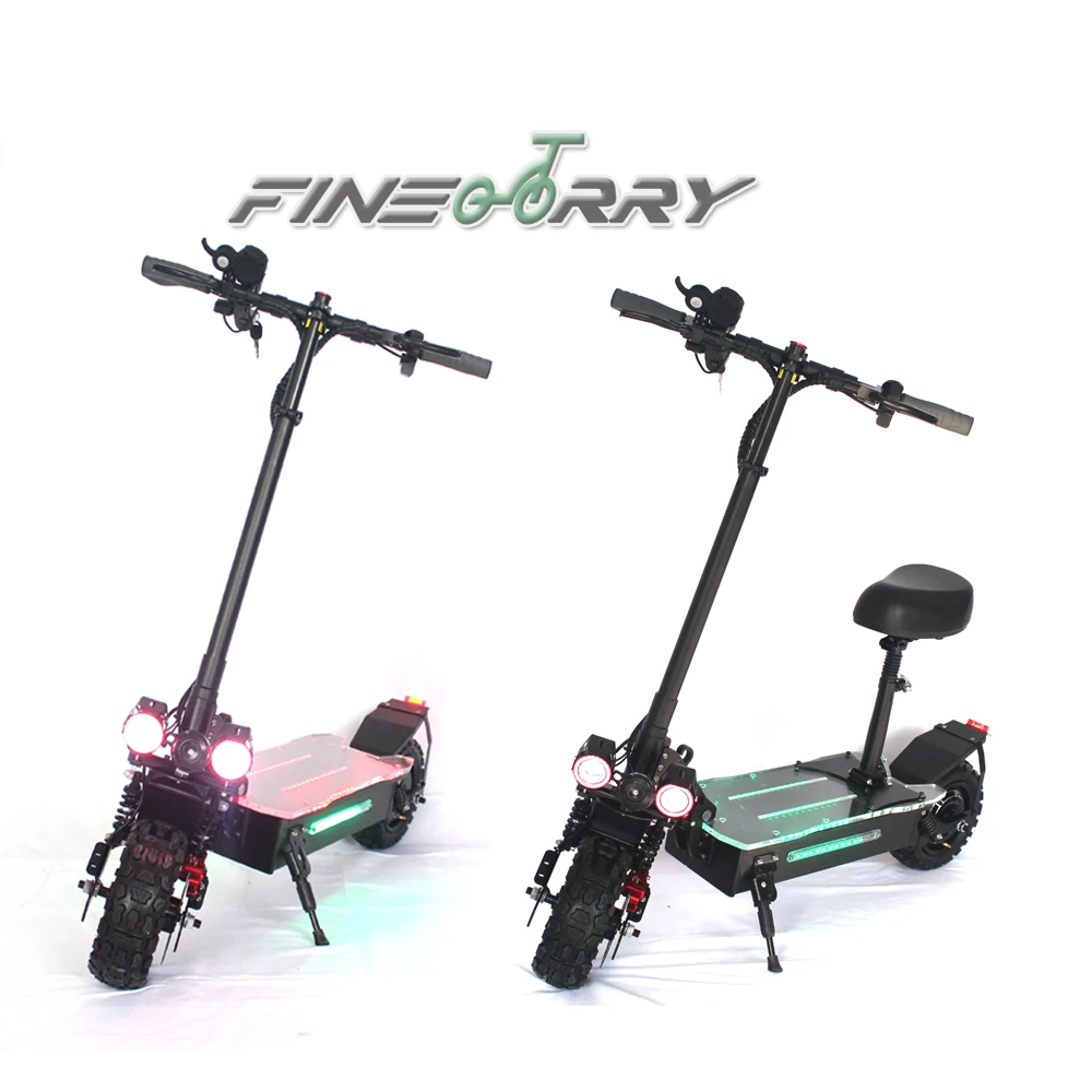 60V 5600W 80km/h  wuxing off road fat tire electric e scooter EU US warehouse with CE FCC OEM ODM Drop shipping