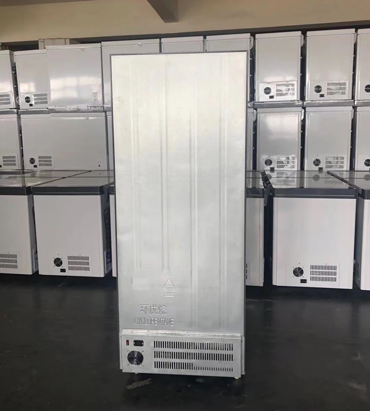 DC side by side  four doors luxury  418 liters Solar Fridge