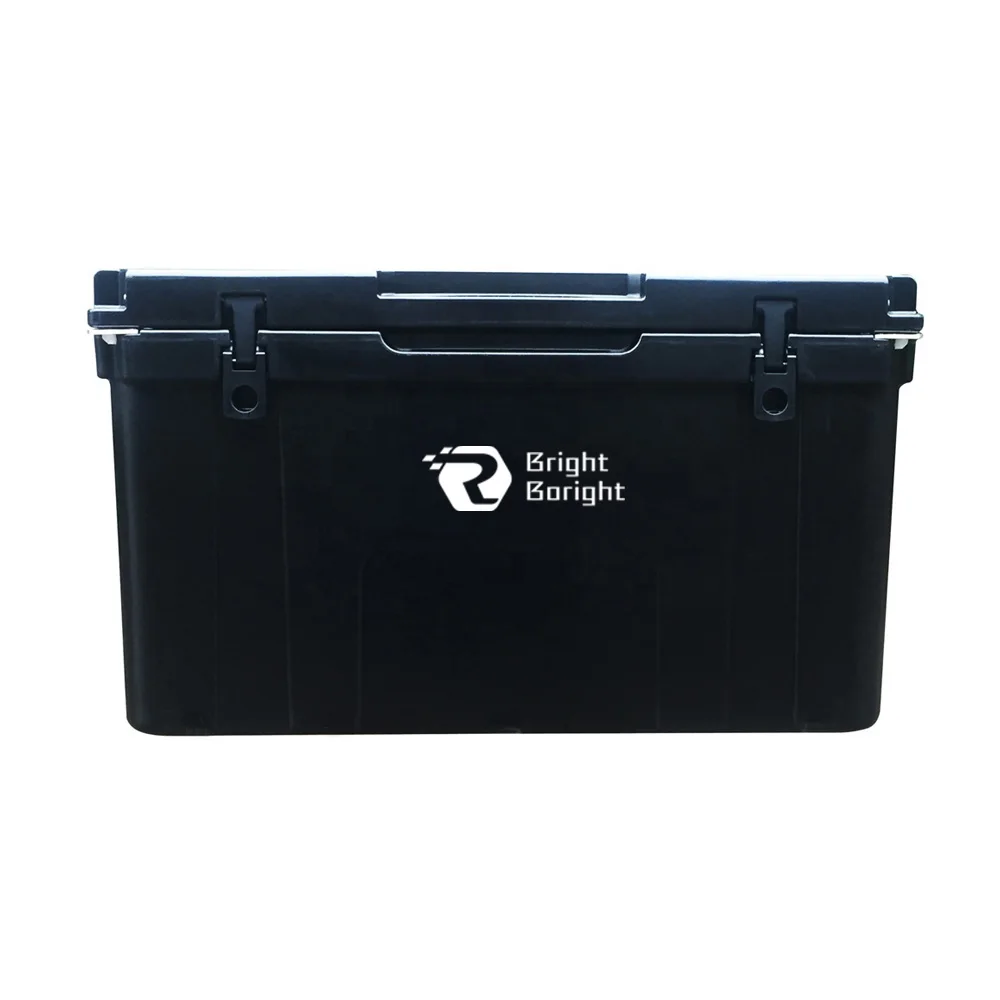 big custom 78QT rotomolded beer camping cooler box for hunt bear resistance Ningbo factory