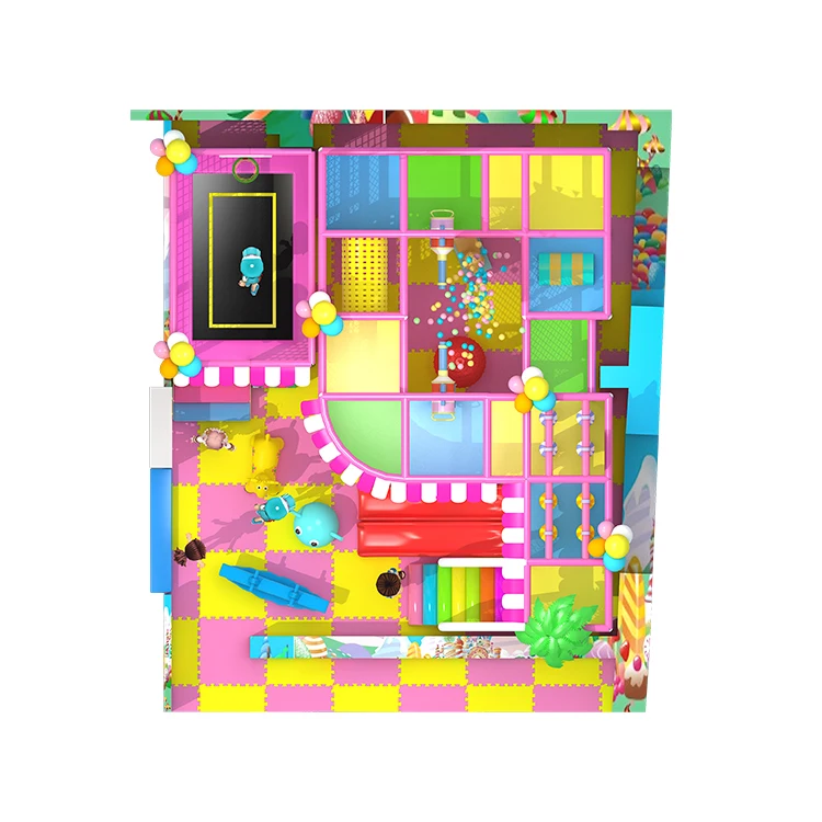 Оборудование для детской коммерческой мягкой крытой игровой площадки для дома