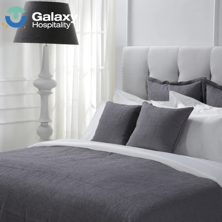 Wholesale Drap De Lit Pure Cotton Satin Duvet Cover Set Hotel Linen Single Bed Sheets