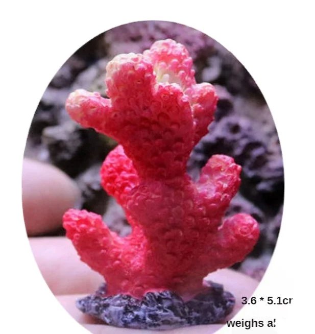 
Fish tank landscaping decoration aquarium resin small coral mini starfish aquarium 