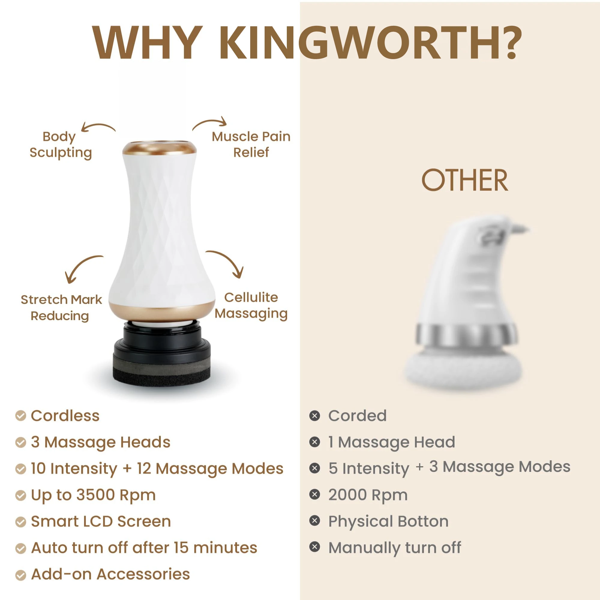 Personal Anti Cellulite Slimming Vibrating Arm Reducing Wireless Full Body Massage Wand Apparaat Magic Massager Machine Vibrate