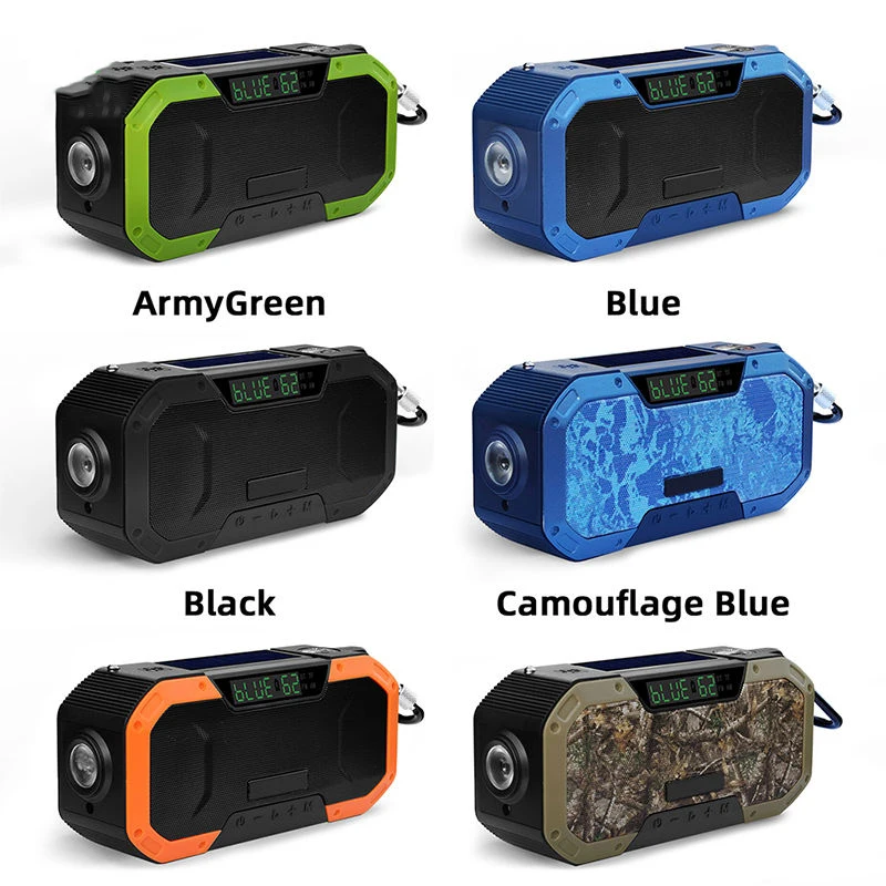 Hot Sale Fospower Disaster Kit Emergency Solar Hand Crank Portable Weather Radio