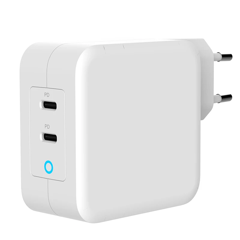 Сетевое зарядное устройство с 2 портами 100 Вт Type-C 3,0 PD