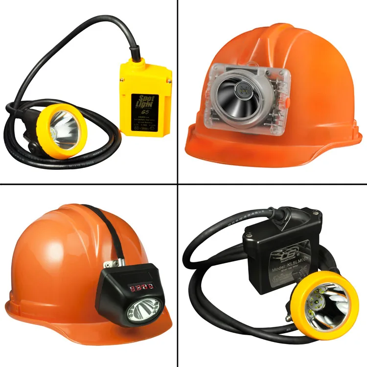 KL5LM flashlight & torches mining helmet light lampara minera mining headlamp miner cap lamp