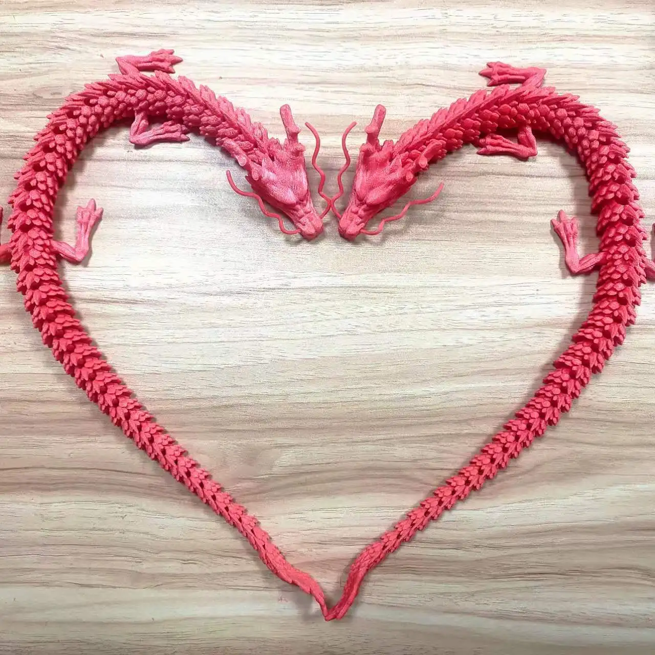 Figure Model Chinese Dragon With Movable Joints 3D Printing Processing of Dragon For Car Interior Decoration