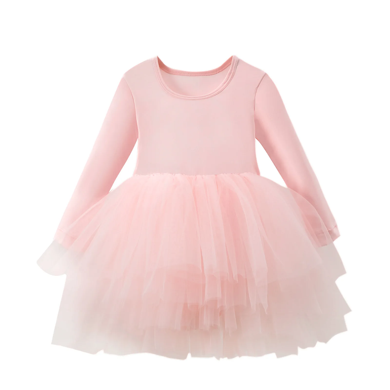Custom logo Factory supply customized plain color Long Sleeves Ballerina Dancewear Kids Girls Ballet Dance Tutu Leotards