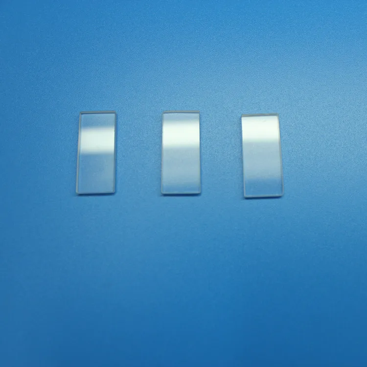 Rectangle fused silica transparent uv quartz glass plate for laboratory instrument