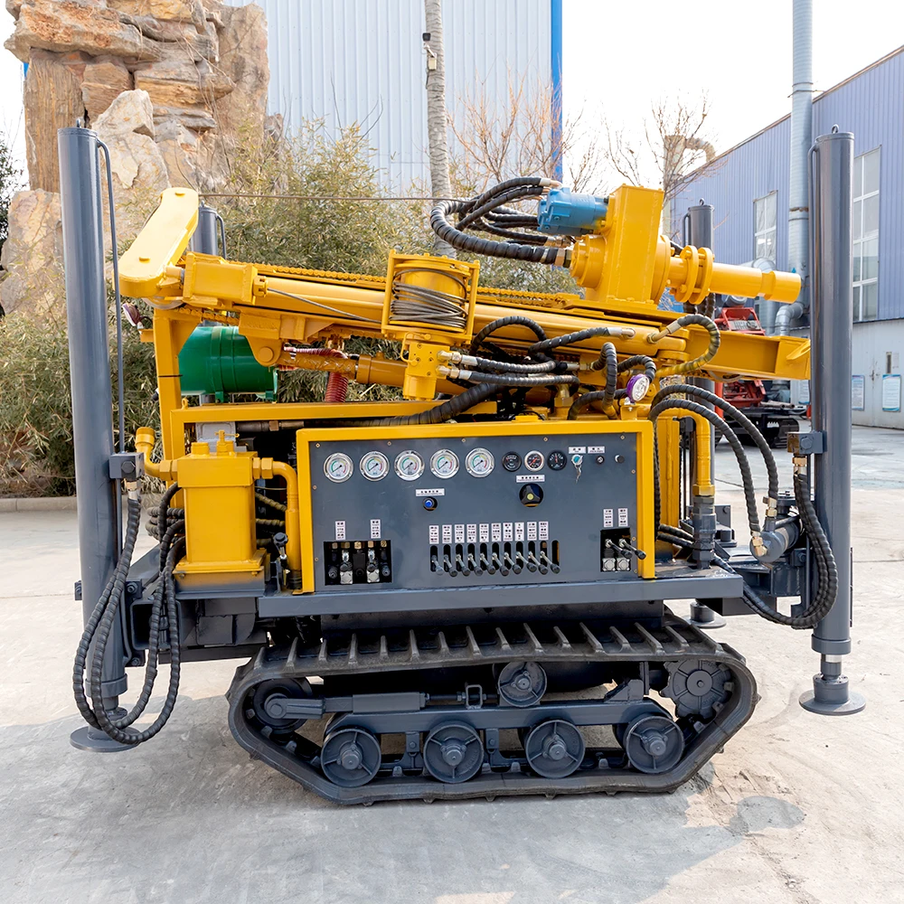 2024 Water Well Drilling Rig Machine 100m Hydraulic Mine Drilling Rigs Rotary Hole Borehole Drill Machines for Sale