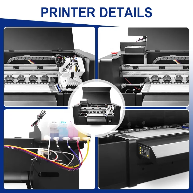 Double XP600 Printheads Printing Machine 30cm DTF Printer For T Shirt Printing