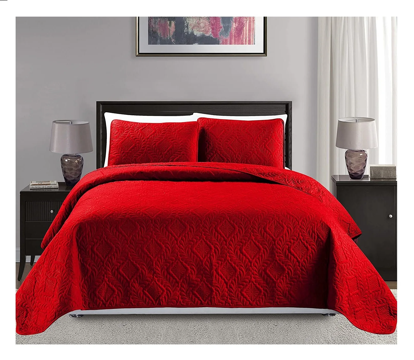 Cotton quilt  bedspreads bedcover
