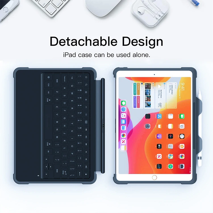 MFI Keyboard 3 PIN Smart Connector Keyboard For iPad