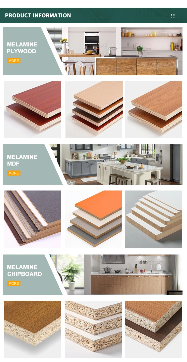 wholesale chanta 4x8 melamine laminated mdf board from china factory