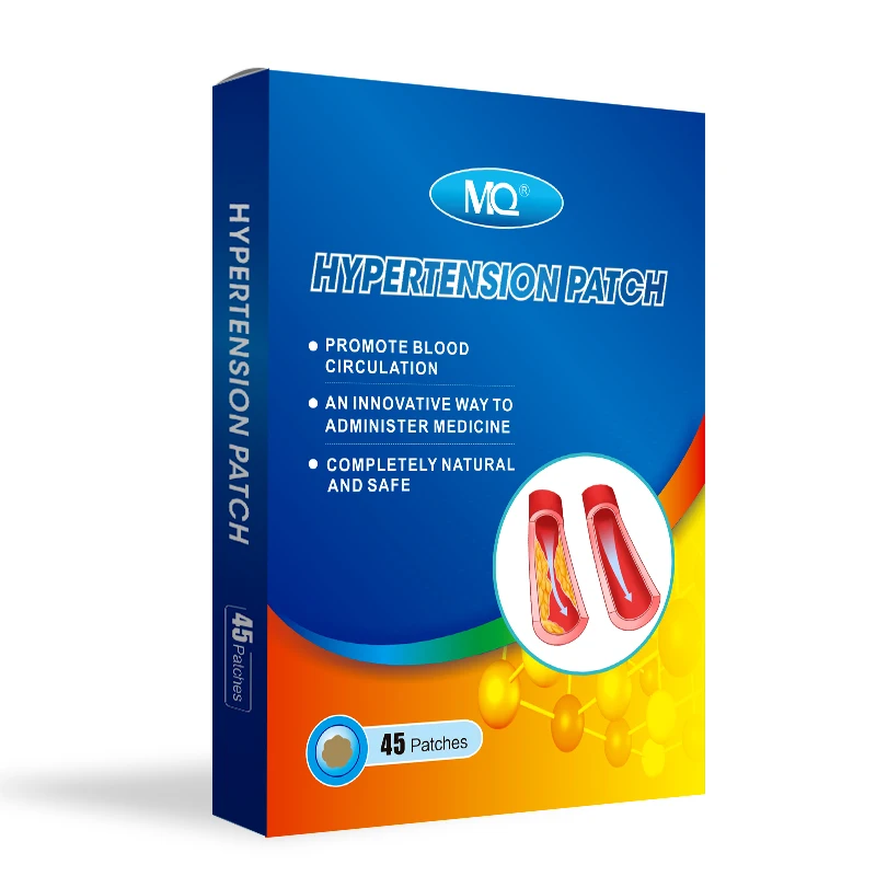 Top quality herbal pressure vessel hypertension patch blood pressure