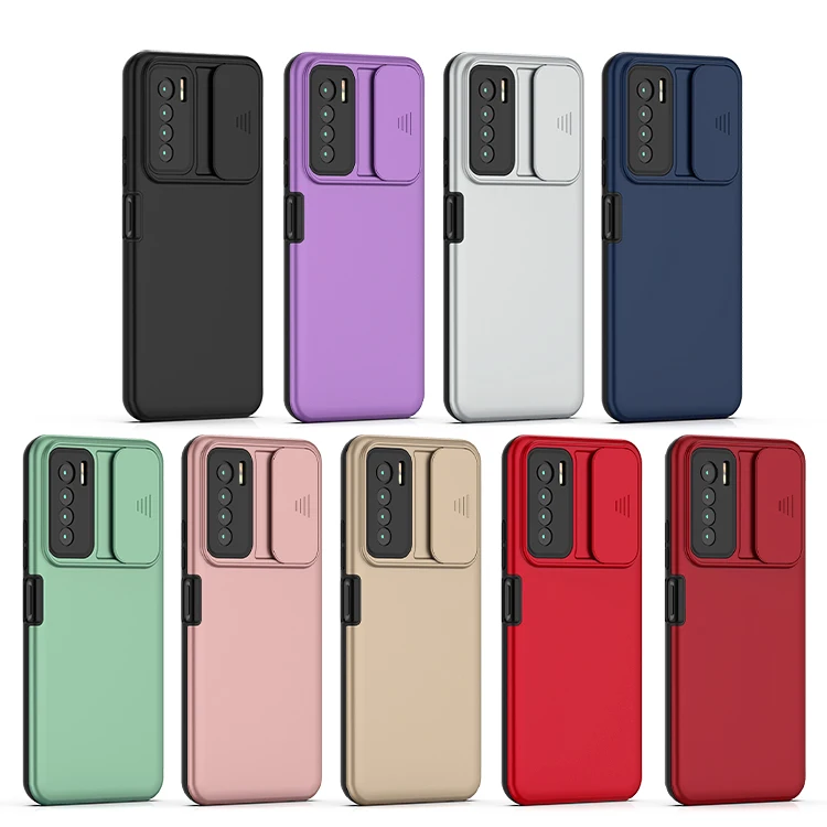 for Nokia C31 C12 Plus C12 Pro C32 C22 case shockproof Mobile Phone Bags Slide Lens Camera Protection Back Cover PC Matte Cases