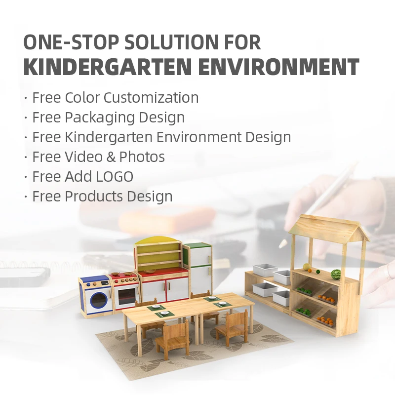 Montessori Toddler Daycare Center Set Preschool Classroom Furniture for Kindergarten Decoration Nursery