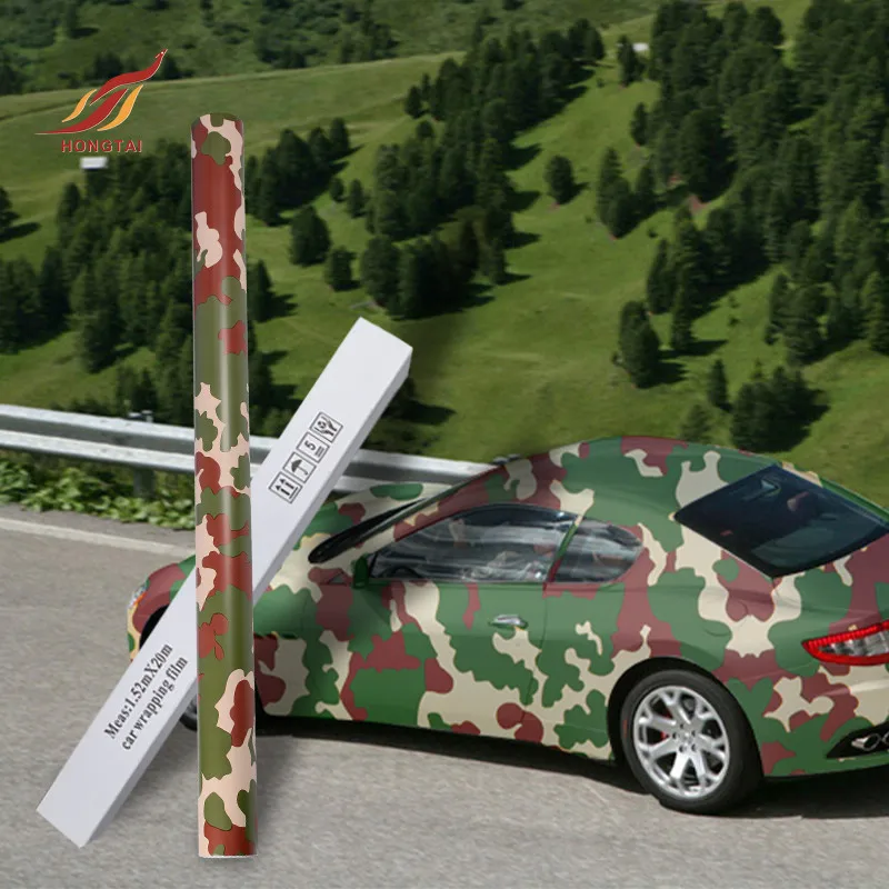popular military color change automotive wraps real tree foil digital printing camo car wrap vinyl