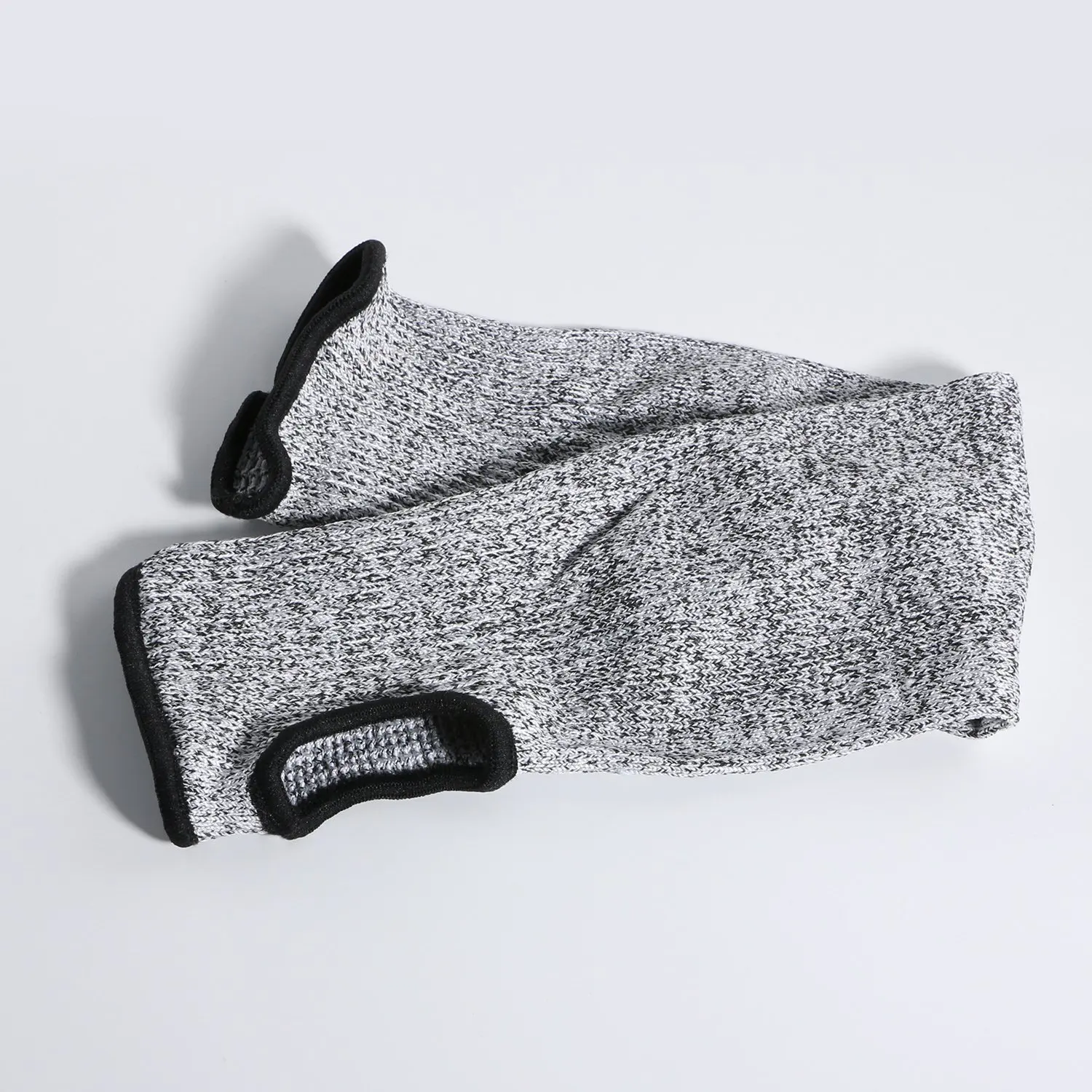 CE 5 Cut Level HPPE Cut Resistant Arm Sleeve Safety Oversleeve With Thumb Hole Safety Work Sleevelet