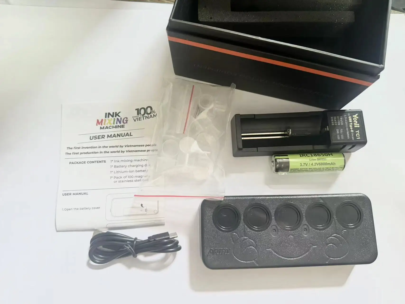 Factory Direct New Magnetic Tattoo ink Mixer Machine for Ink Pigment Mix