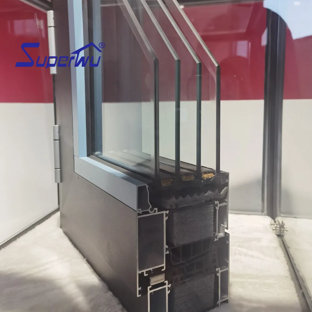 AS2047/NFRC standard double glazed adjustable impact passive house window