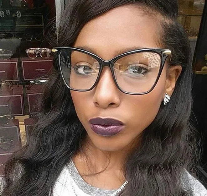 2019 97152 classic women lady optical clear lenses reading cat eye glasses sunglasses sunshades goggles