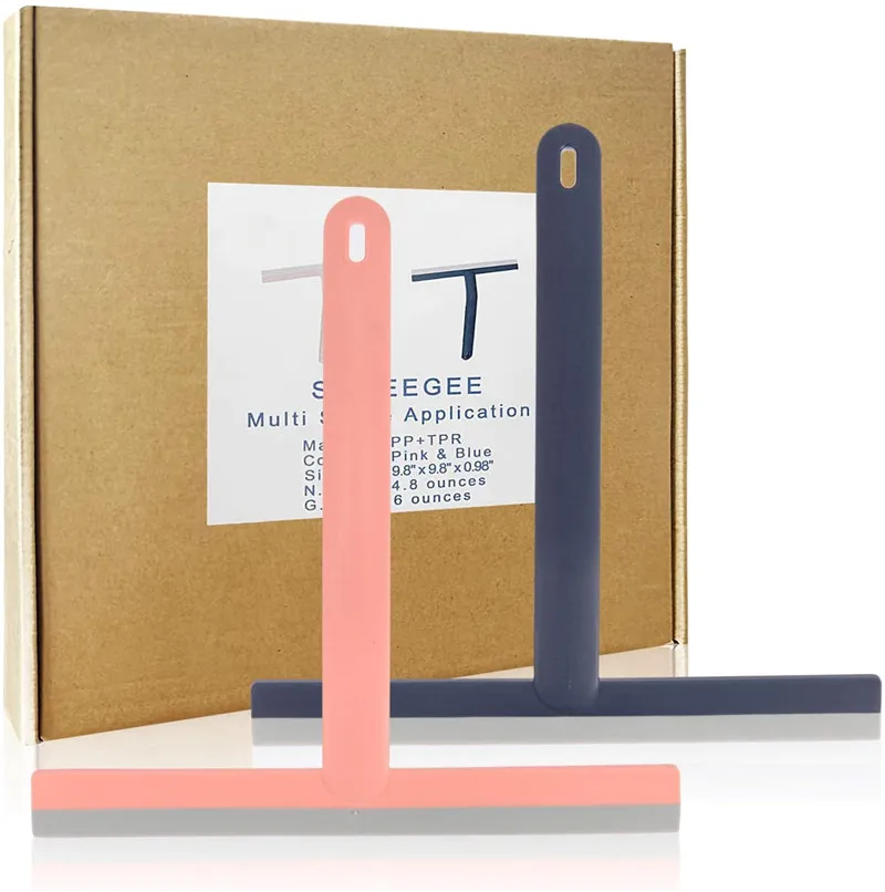 Squeegee for Shower Glass Door Shower Squeegee with Longer Grip-Durable Window Squeegee for The Glass Window Tiles Shower Mirror