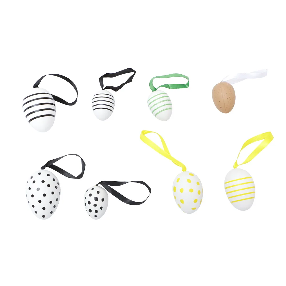 Easter Party Wall Decoration Wall Hanging Wreath Accessories Simulation Plastic Easter Eggs