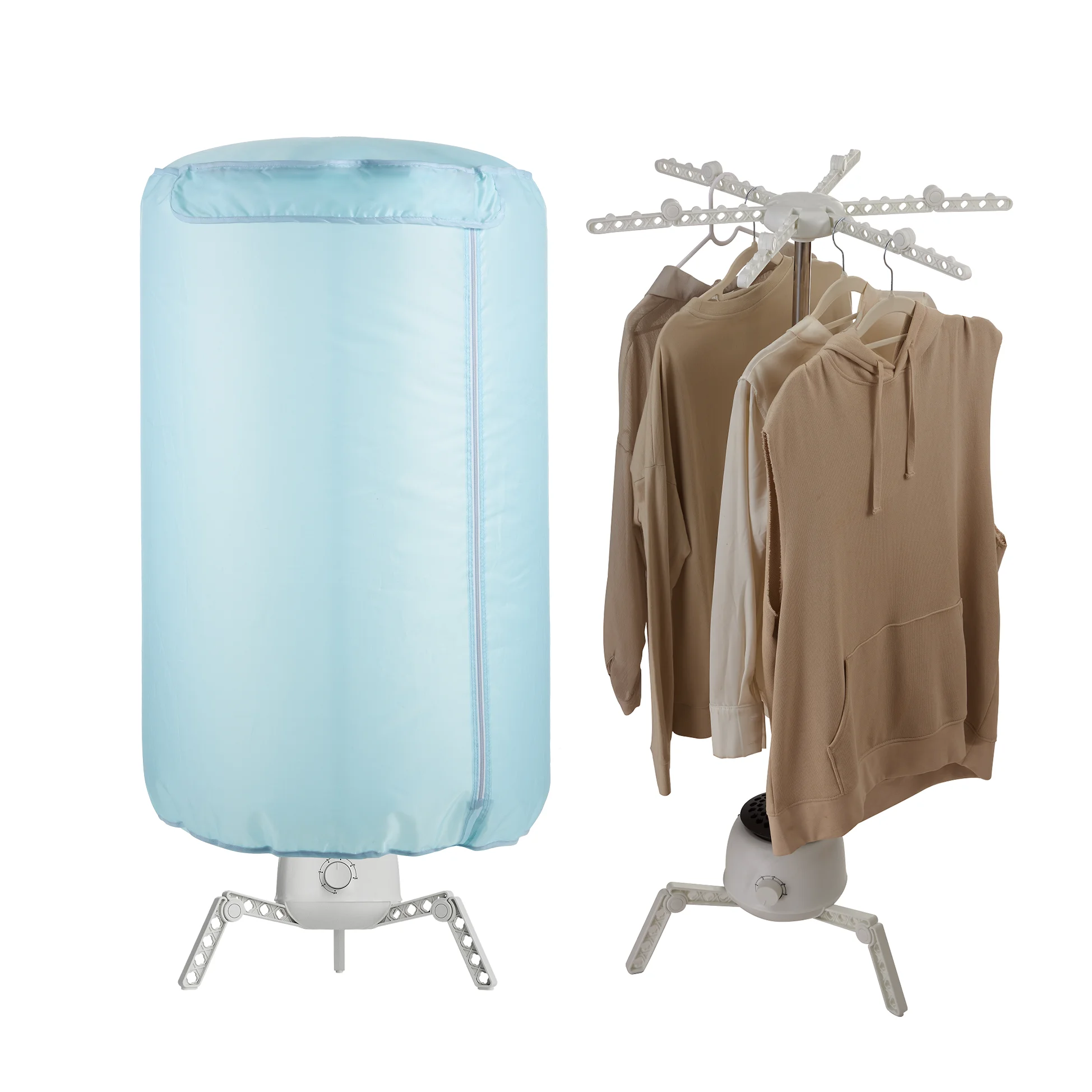 mini foldable aluminum electric 3 legs noiseless save electricity raiment clothes dryer  secador de roupa Secadora
