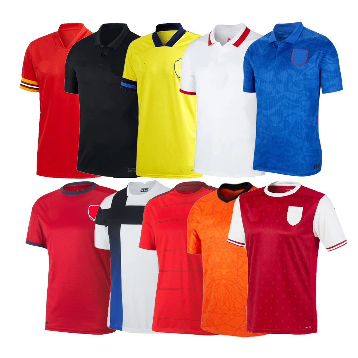 
2020 2021 Thailand Quality Suppliers European National Team Club Original Jersey Football Shirt Soccer Jersey Thailand Quality 