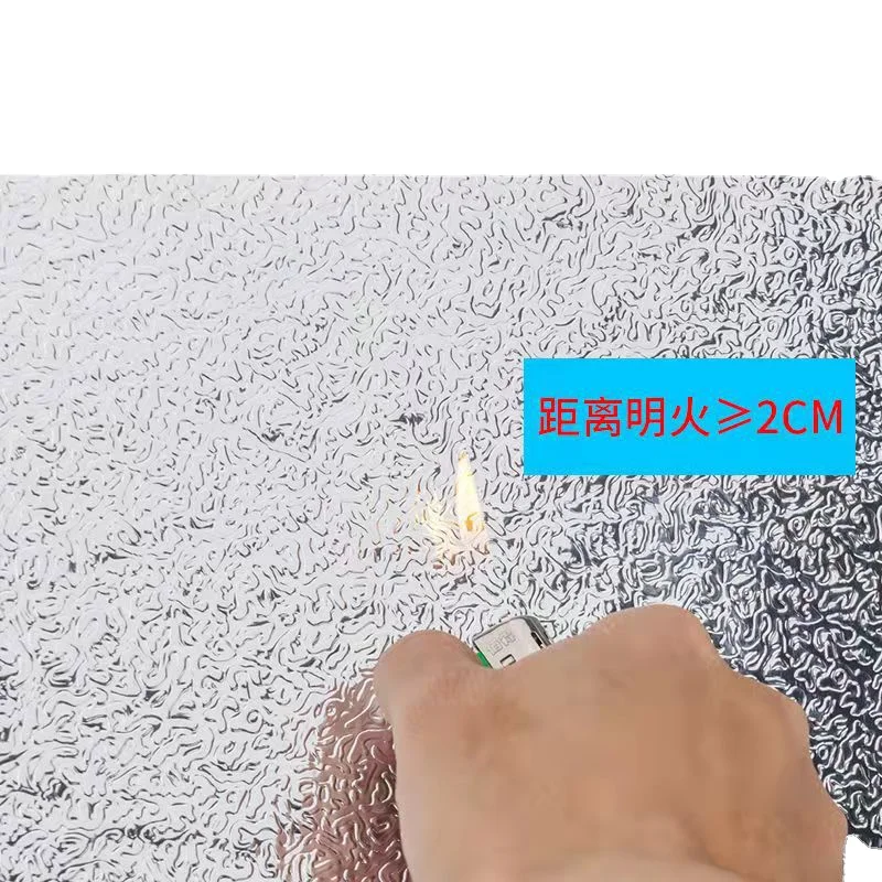 Aluminum foil wallpaper self-adhesive kitchen oil-proof sticker waterproof fireproof thickened wardrobe cabinet factory direct s
