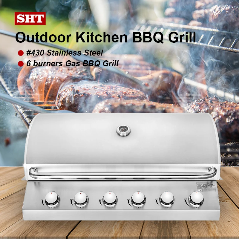 Automatic Machine Outdoor Stainless Steel Bbq Skewers Kebab Portable Gas Grill