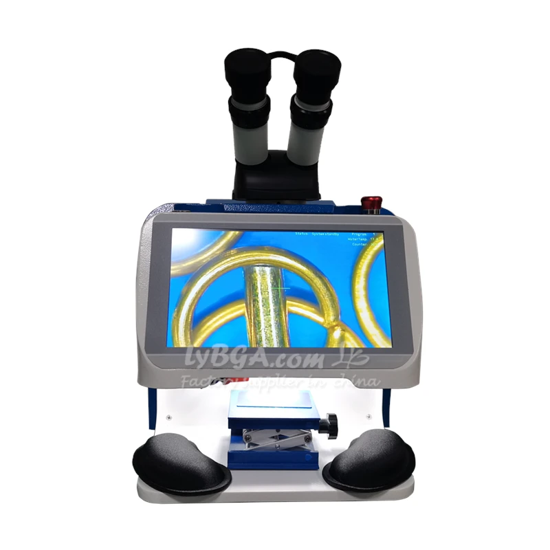 Touch Screen Laser Welding Machine For Jewelry 200W 100W Ring Pendant Micro Laser Soldering Welder With CCD Microscope 220V 110V