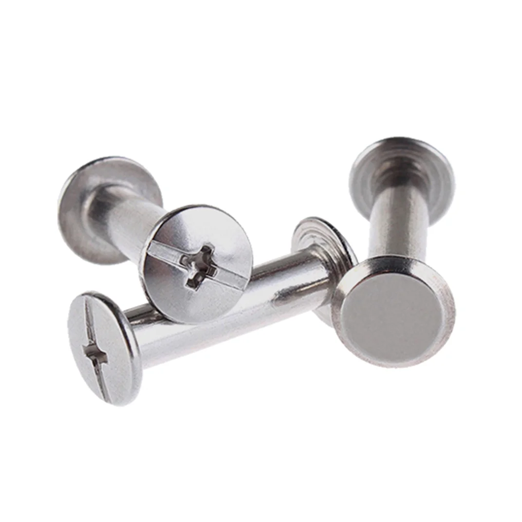 Thread M3 Post Dia 4mm Stainless Steel 304 Male Female Screw Book Binding Screw Posts