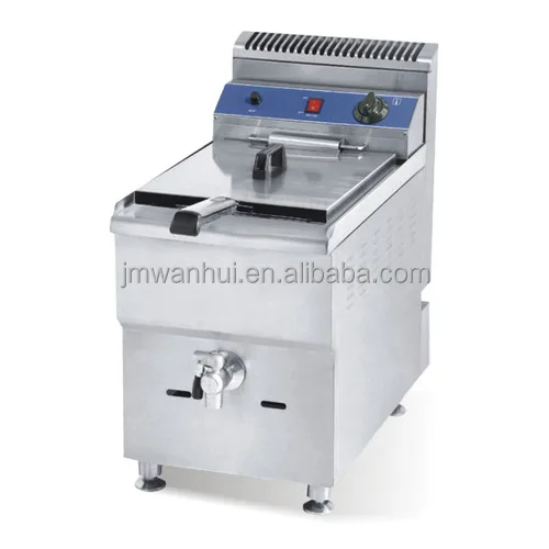 Restaurant kitchen equipment 8L/16L chicken chips potato electric commercial deep fryer with basket